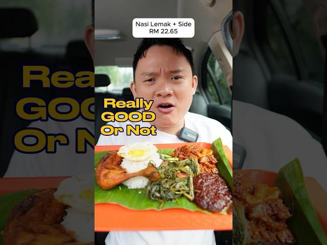 Trying Malaysia Nasi Lemak Burung Hantu! #reallygoodornot #foodreview #nasilemak #hungrysam