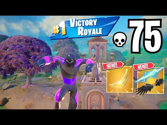 75 Elimination Solo vs Squads Zero Build/Build WINS Full Gameplay (NEW FORTNITE CHAPTER 5 SEASON 2)!