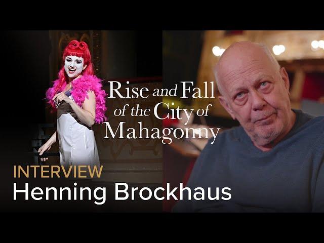 Director Henning Brockhaus – RISE AND FALL OF THE CITY OF MAHAGONNY Weill –Teatro Regio di Parma