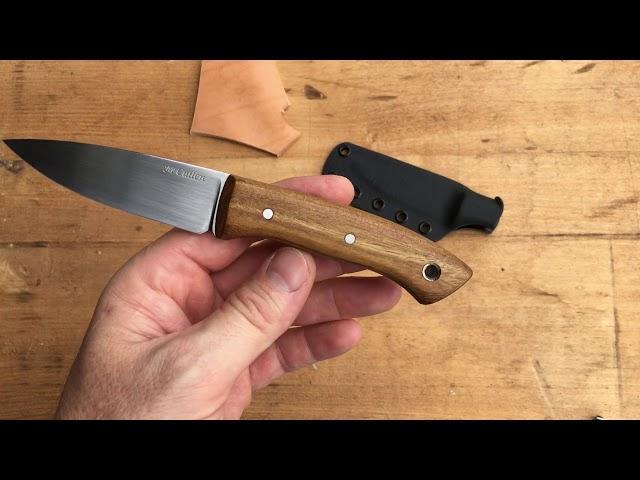 McCullen Knives McC3 in AEB-L and Afrormosia Wood.