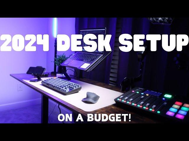 My 2024 Studio and Desk Setup On A BUDGET!