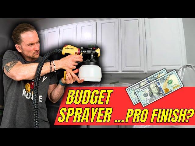 I Sprayed Kitchen Cabinets With A $200 Sprayer! Wagner Flexio 5000 Sprayer Review