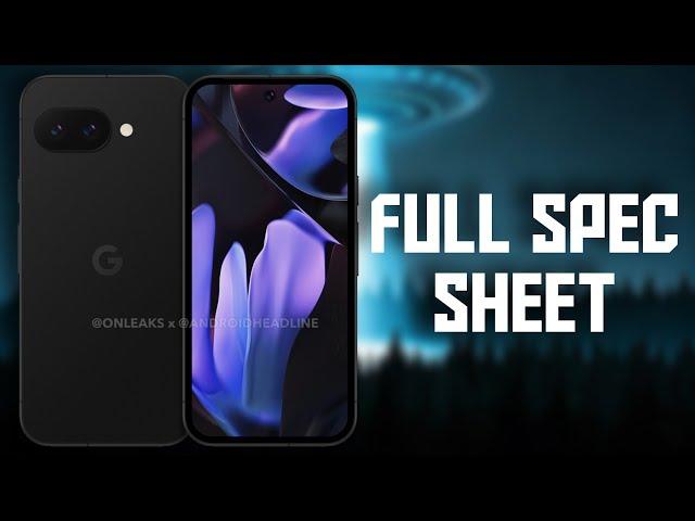 Google Pixel 9a Specs Leak