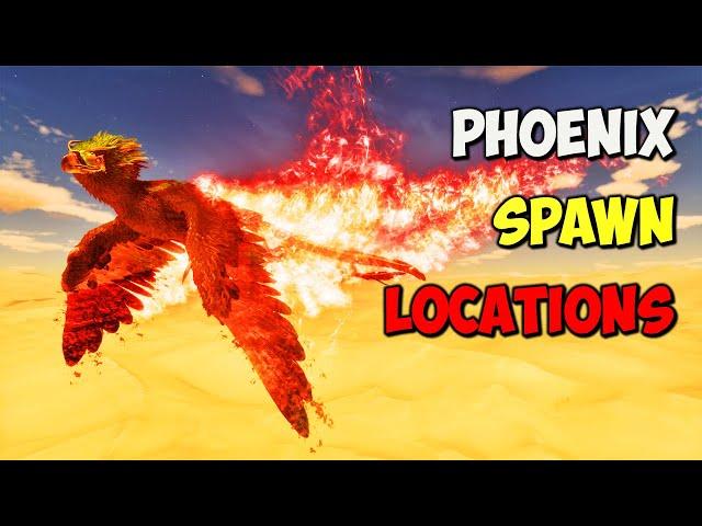 Scorched Earth: BEST Phoenix Spawn LOCATIONS | ARK Survival Ascended ASA