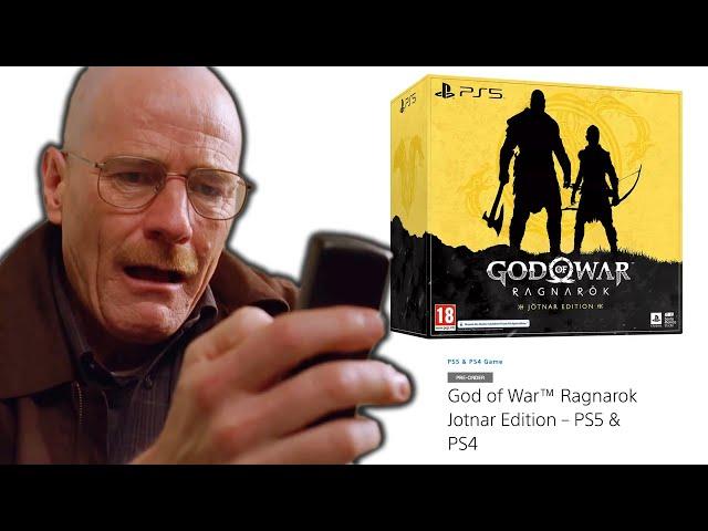 Walter White Tries To Pre-Order God of War Ragnarok Jotnar Edition