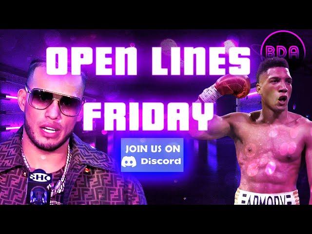 Open Lines Friday (David Benavidez, McGregor, Fury vs Usyk and MORE)