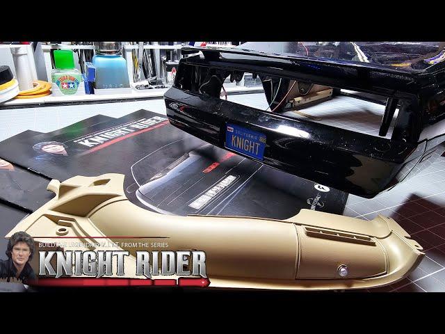 Fanhome Build the Knight Rider KITT - Stages 99-102 - Rear Bumper, Registration Plate and Glove Box