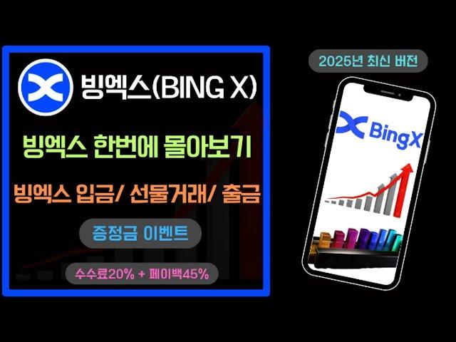 빙엑스 (입금,선물거래,출금) 한번에 몰아보기