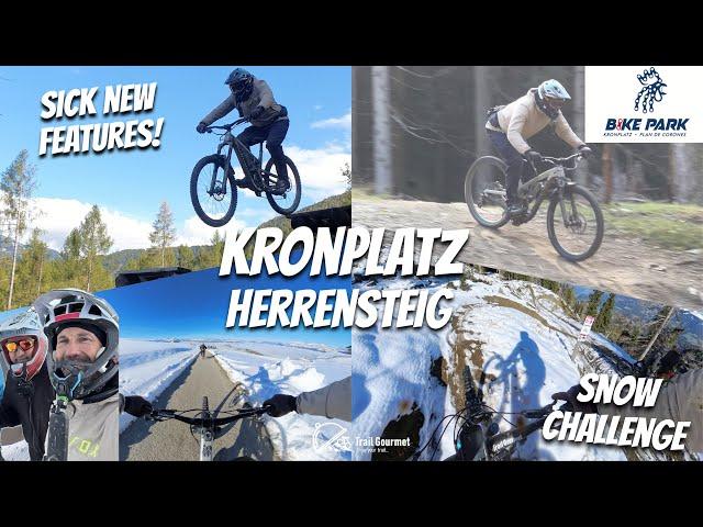 1st time Bikepark Kronplatz! Herrensteig in the snow? What an unique adventure! YT Decoy