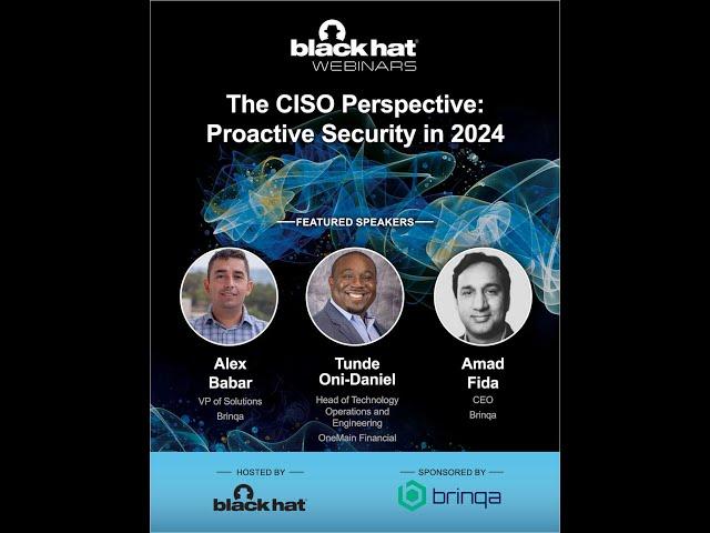 The CISO Perspective: Proactive Security in 2024