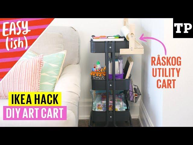 IKEA hack: Organize kid’s art supplies with a DIY art cart | Easy(ish) bonus