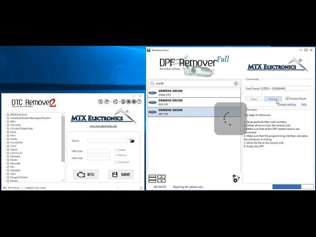 MTX Electronics: DPF Remover & DTC Remover - Integration Example