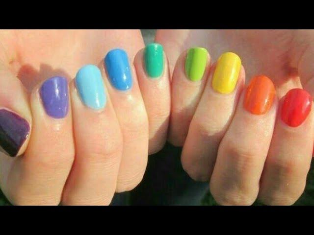 Nail Paint Art | Nail Polish Design 2020-21 | Nail polish art by ghouri corner#shorts