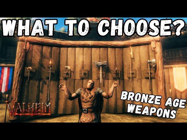 Melee Weapon Types in Valheim (Bronze Age)