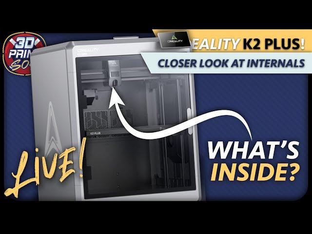 Creality K2 Plus Combo - Taking a closer look INSIDE