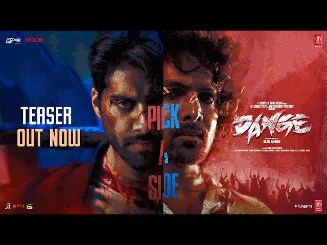 DANGE (Teaser): Harshvardhan Rane | Ehan Bhat | TJ Bhanu | Nikita Dutta | Bejoy N