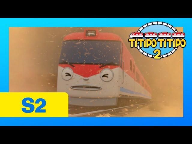 TITIPO S2 EP1 l A Long Haul (Part 1) l Titipo goes to desert! l Trains for kids l TITIPO TITIPO 2