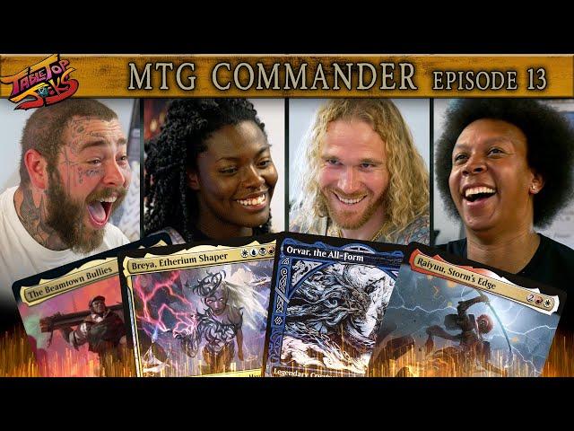 Commander Gameplay POST MALONE v CASSIUS MARSH v BlackGirlMage v Blackneto | MTG EP 13