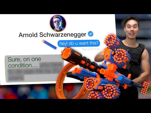 I tried giving Celebrities Nerf blasters... this is what happened.