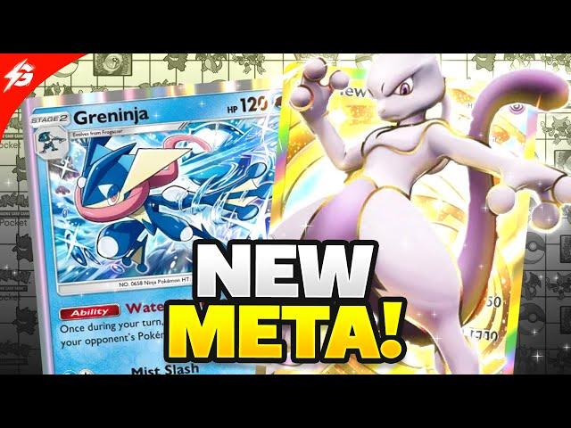 This GRENINJA and MEWTWO Deck is SHAKING UP THE META! Pokemon TCG Pocket!