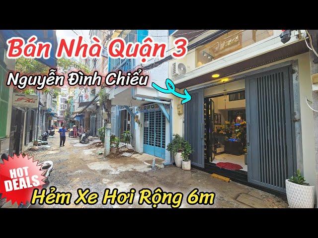 Bán Nhà Quận 3 Hẻm Xe Hơi Rộng | Vị Trí Gần Chợ Bàn Cờ | Thiết Kế Mới Đẹp  3 Phòng