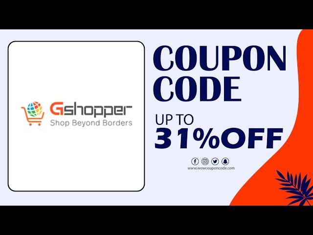 Gshopper Coupon and Discount Code for 2024