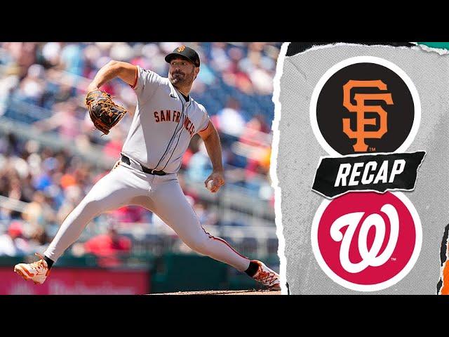 Giants vs. Nationals Highlights (5/25/25) | MLB Highlights