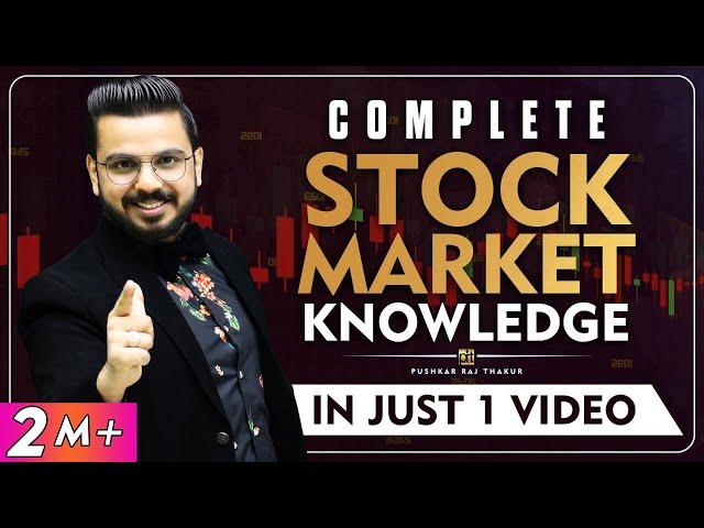 Complete #StockMarket Knowledge in Just 1 Video | Basics of Share Market for Beginners Explained