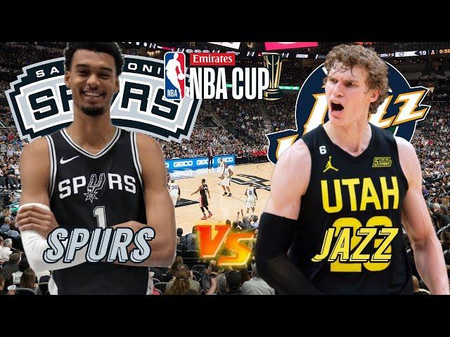 San Antonio Spurs vs Utah Jazz Live Play by Play & Scoreboard