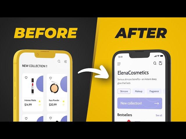 Take Your Mobile UI Design From Drab to Fab - Before & After 6!