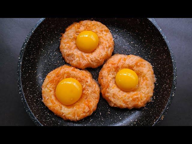 Just Add Eggs With Potatoes & Carrot Its So Delicious/ Simple Breakfast Recipe/ Cheap & Tasty Snacks