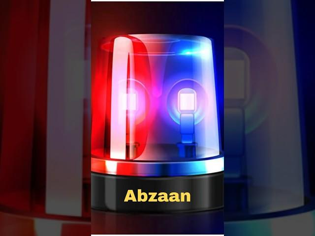 Police siren  new status 2023 #shorts #policesiren #youtubeshorts #police #abzaan2023