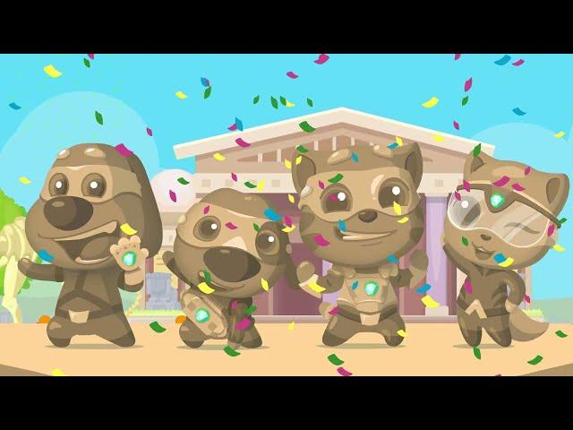 Bandits United | Talking Tom Heroes | Cartoons for Kids | WildBrain Zoo