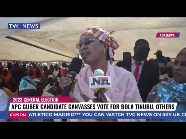 APC Guber Candidate Canvasses Vote for Bola Tinubu in Adamawa State