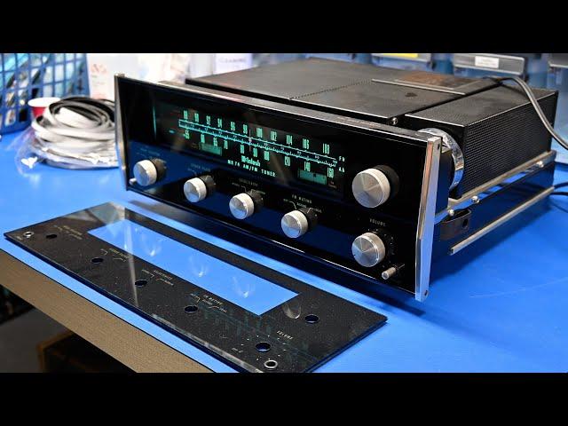 McIntosh MR74 Tuner Front Glass Replacement