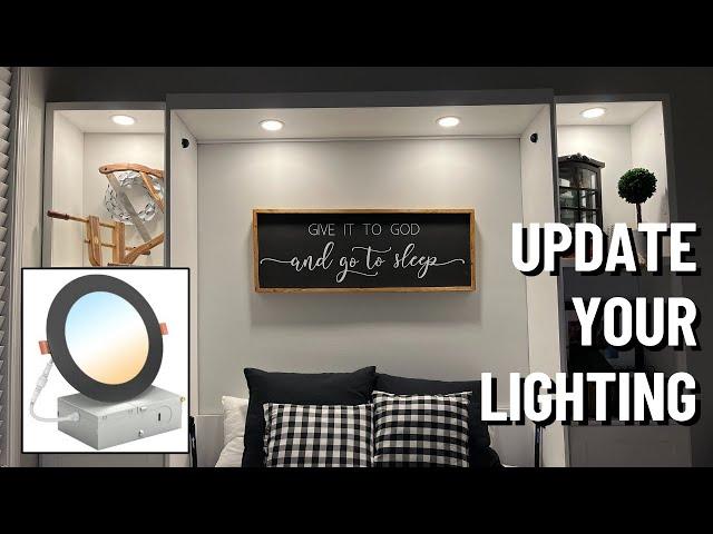 Goodbye Old Lighting! DIY Update w Smart Recessed Lighting (Step-by-Step)