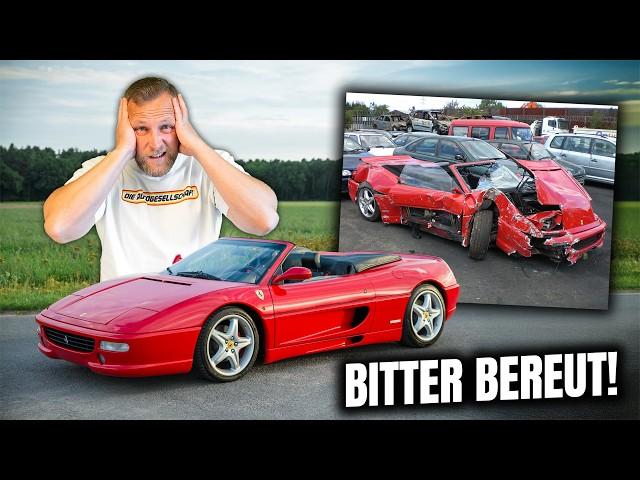 Vertrauen schamlos ausgenutzt? Wurde unser Kunde abgezockt? Totalschaden und zurück! Ferrari F355