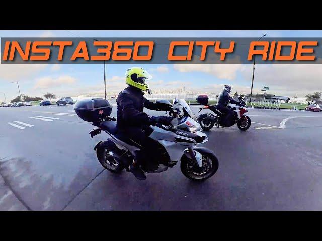 Ride Through Seattle Motovlog #1 with Paulo  // TysonMoto Insta360