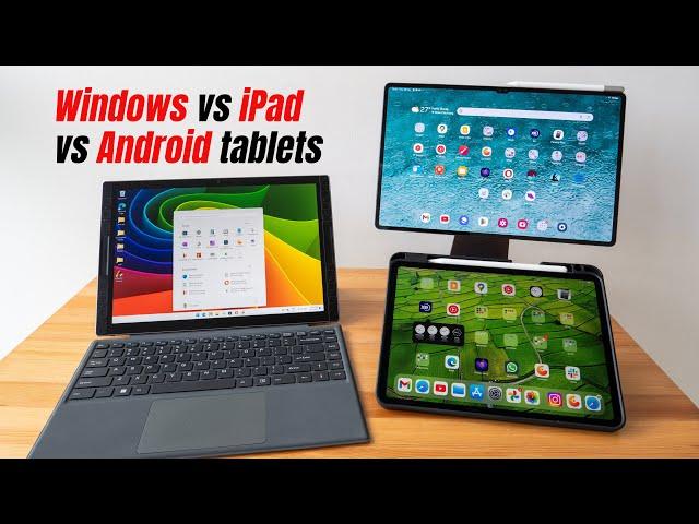 iPad vs Android and Windows tablets (artist perspective)