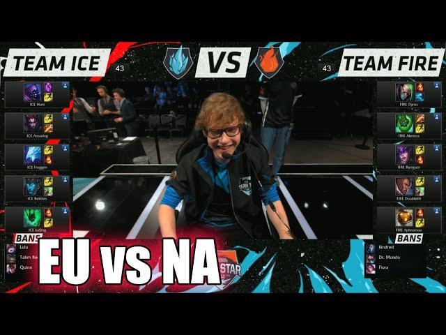 EU LCS vs NA LCS | Day 1 Game 1 All-Stars 2015 LoL in Los Angeles | EU (ICE) vs NA (FIRE) #Allstar