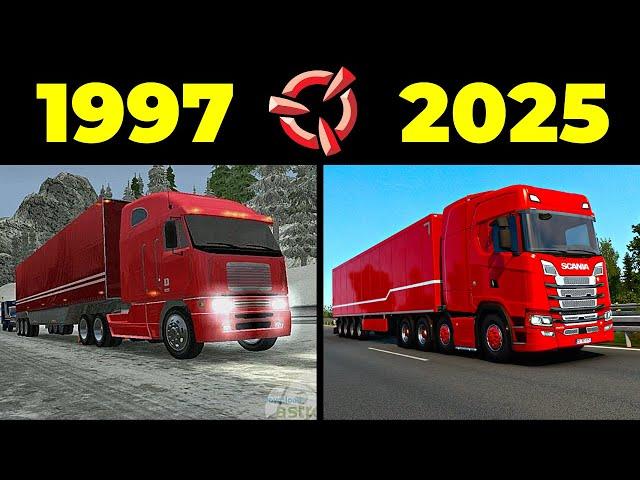Evolution of SCS Software (1997 - 2025) | Developers of Euro Truck & American Truck Simulators