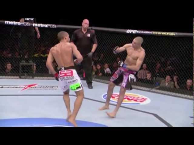 Edson Barboza Amazing Heel Kick HD!