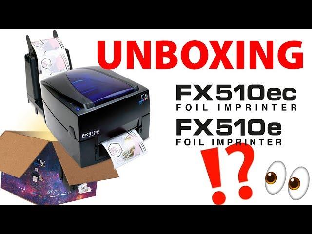 Unboxing DTM FX510ec / FX510e Foil Imprinter  