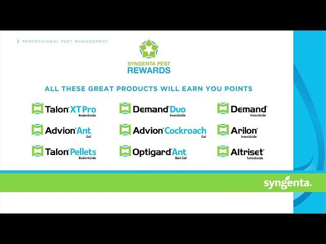 Syngenta Pest Rewards