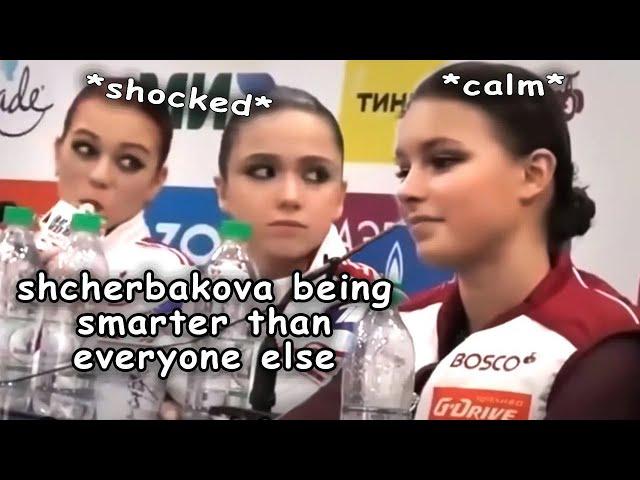 anna shcherbakova being smarter than everyone else for ~2 minutes straight