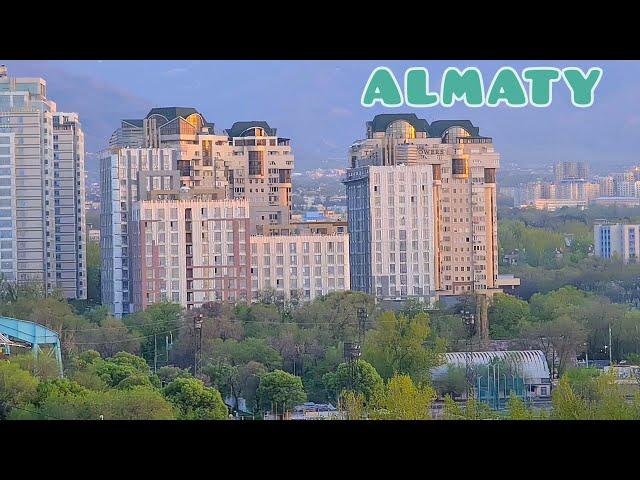 Almaty. Spring. Downtown. Mountain View. 2022 - 1 Minute Story NS