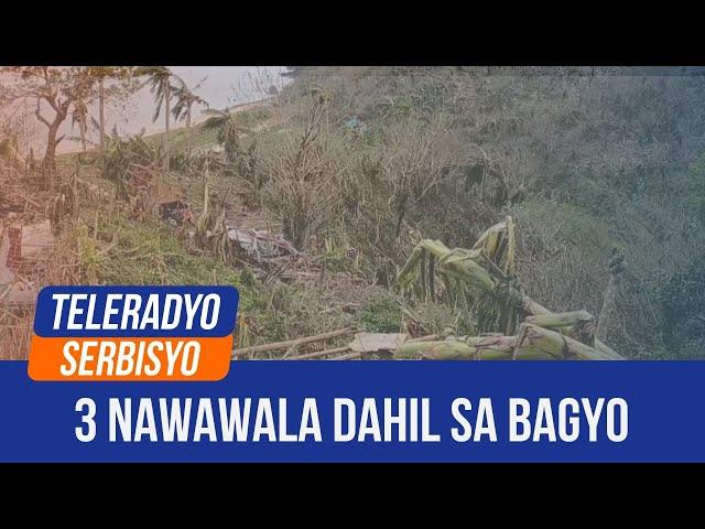 3 reported missing due to ‘Pepito:’ OCD | Teleradyo Serbisyo (18 November 2024)