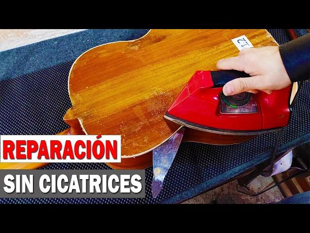 GUITAR repair with HOME IRON