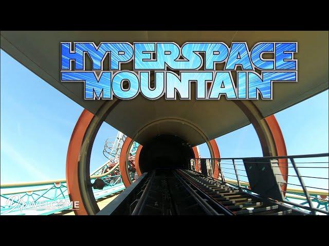 [4K] HyperSpace Mountain - On Ride Front Row- Disneyland Paris