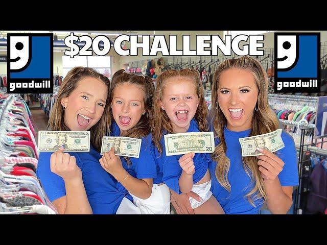 WE DID THE $20 GOODWILL SHOPPING CHALLENGE & THIS IS WHAT WE FOUND!  ​⁠